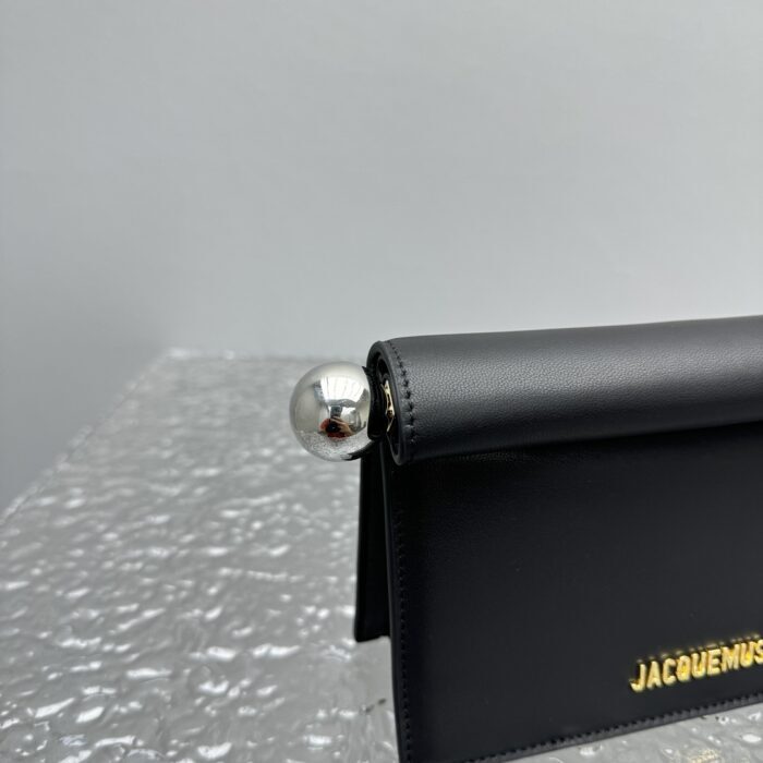 자크뮈스 라 포쉐트 론드 까레 테이크아웃 클러치 블랙 금장 양가죽 레플리카 미러급 SA급 S급 고퀄리티 최상급 하이엔드 가방 [여성] 11