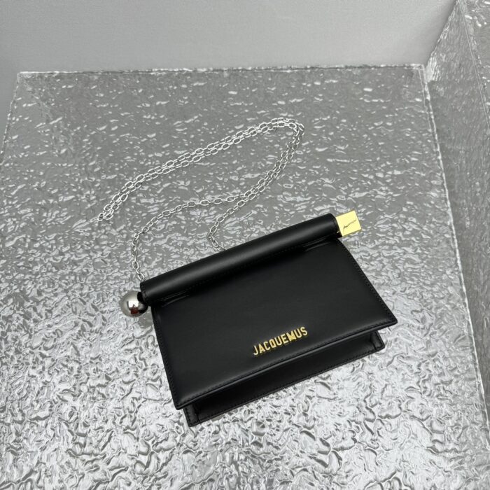 자크뮈스 라 포쉐트 론드 까레 테이크아웃 클러치 블랙 금장 양가죽 레플리카 미러급 SA급 S급 고퀄리티 최상급 하이엔드 가방 [여성] 8