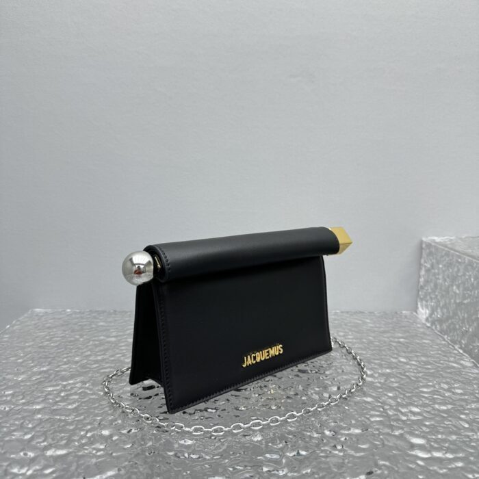 자크뮈스 라 포쉐트 론드 까레 테이크아웃 클러치 블랙 금장 양가죽 레플리카 미러급 SA급 S급 고퀄리티 최상급 하이엔드 가방 [여성] 6
