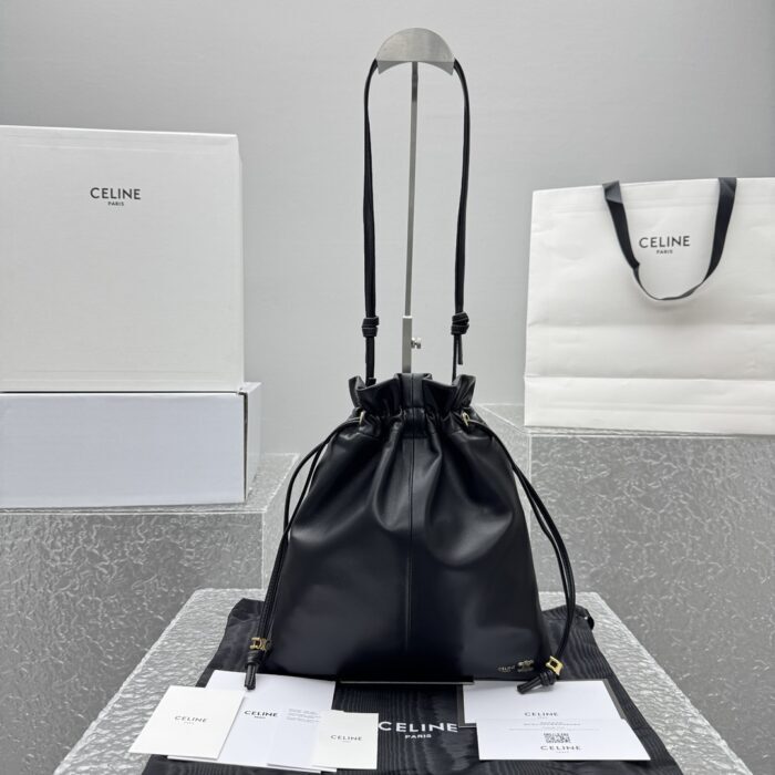 셀린느 크리스탈 파우치 램스킨 블랙 레플리카 미러급 SA급 S급 고퀄리티 최상급 하이엔드 가방 [여성] 2