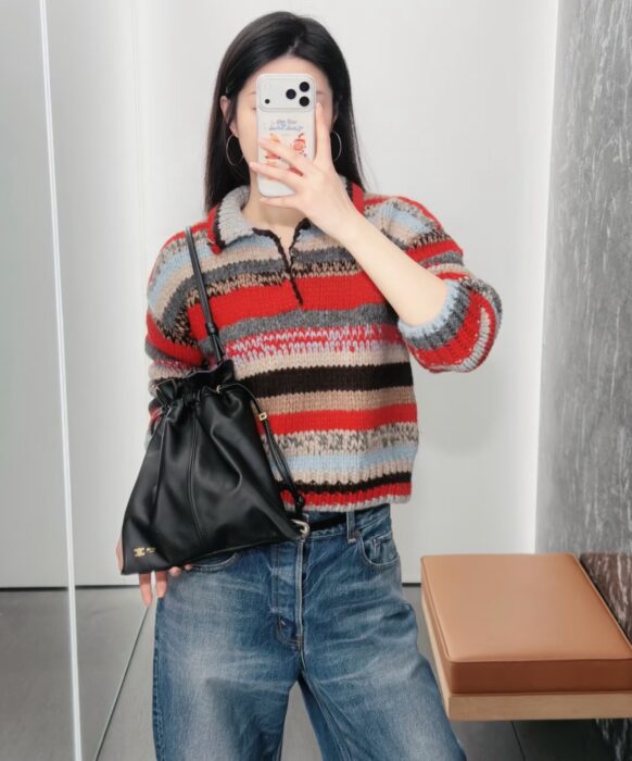 셀린느 크리스탈 파우치 램스킨 블랙 레플리카 미러급 SA급 S급 고퀄리티 최상급 하이엔드 가방 [여성]