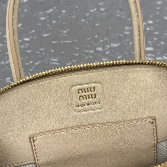 미우미우 아벙츄어 미니 나파 레더 백 베이지 레플리카 미러급 SA급 S급 고퀄리티 최상급 하이엔드 가방 [여성] 13