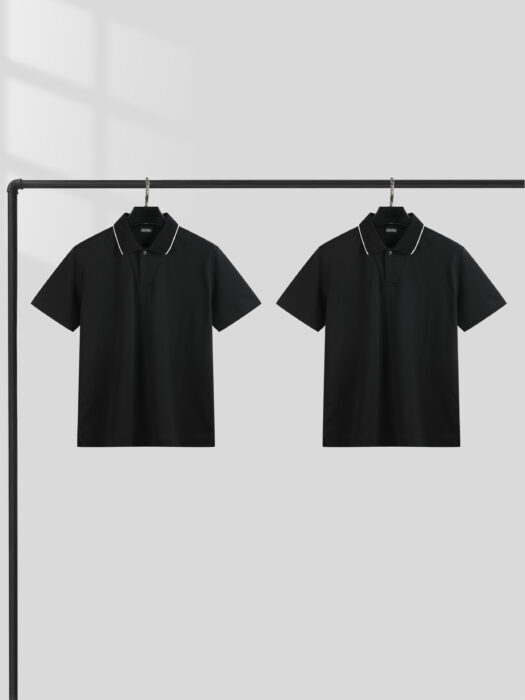 제냐 단색 폴로티 / 카라티 / 반팔티 블랙 레플리카 미러급 SA급 S급 고퀄리티 하이엔드 최상급 의류 [남성] 2