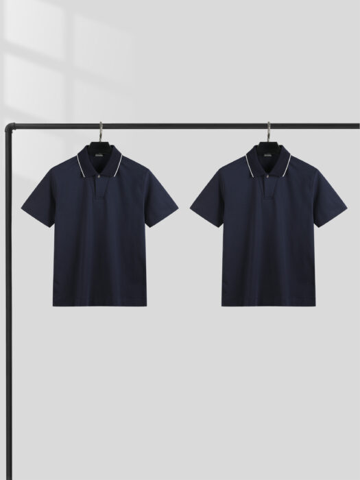 제냐 단색 폴로티 / 카라티 / 반팔티 네이비 레플리카 미러급 SA급 S급 고퀄리티 하이엔드 최상급 의류 [남성] 2