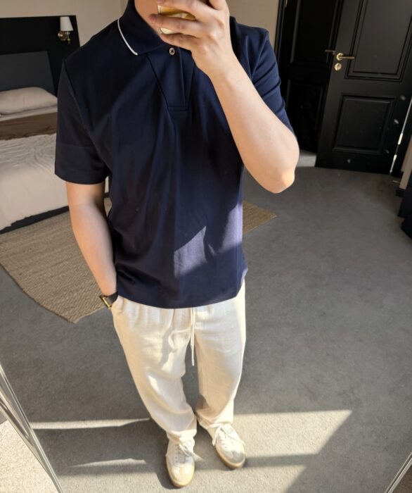 제냐 단색 폴로티 / 카라티 / 반팔티 네이비 레플리카 미러급 SA급 S급 고퀄리티 하이엔드 최상급 의류 [남성]