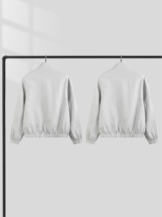 로로피아나 아마 리버시블 봄버자켓 양면 그레이 레플리카 미러급 SA급 S급 고퀄리티 하이엔드 최상급 의류 [남성] 4