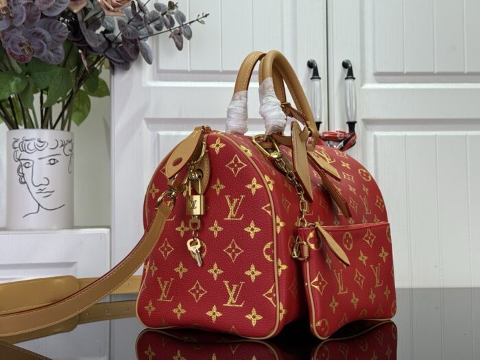 루이비통 스피디 P9 반둘리에 30 M15281 레드 레플리카 미러급 SA급 S급 고퀄리티 최상급 하이엔드 가방 [남성여성공용] 4