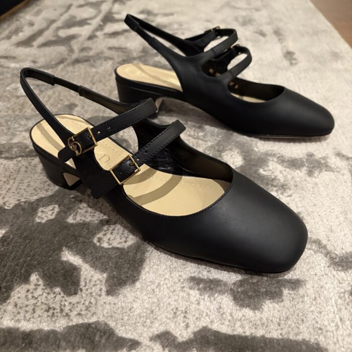 디올 셰리 슬링백 펌프스 서플 카프스킨 블랙 레플리카 미러급 SA급 S급 고퀄리티 최상급 하이엔드 신발 [여성] 8