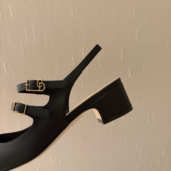 디올 셰리 슬링백 펌프스 서플 카프스킨 블랙 레플리카 미러급 SA급 S급 고퀄리티 최상급 하이엔드 신발 [여성] 11