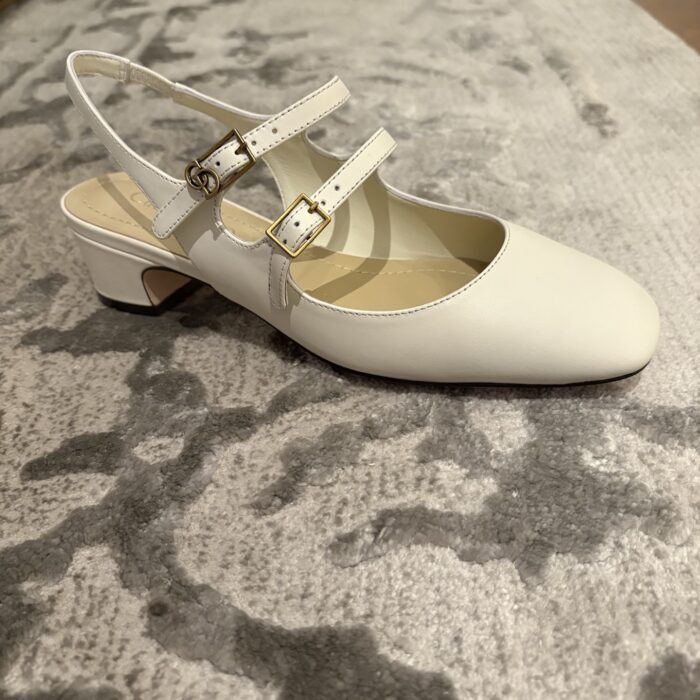 디올 셰리 슬링백 펌프스 서플 카프스킨 화이트 레플리카 미러급 SA급 S급 고퀄리티 최상급 하이엔드 신발 [여성] 7