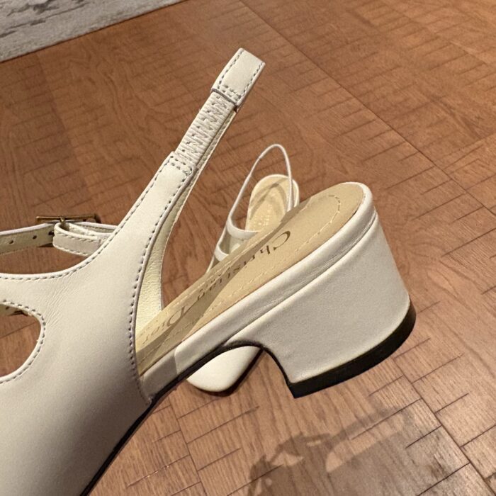 디올 셰리 슬링백 펌프스 서플 카프스킨 화이트 레플리카 미러급 SA급 S급 고퀄리티 최상급 하이엔드 신발 [여성] 10