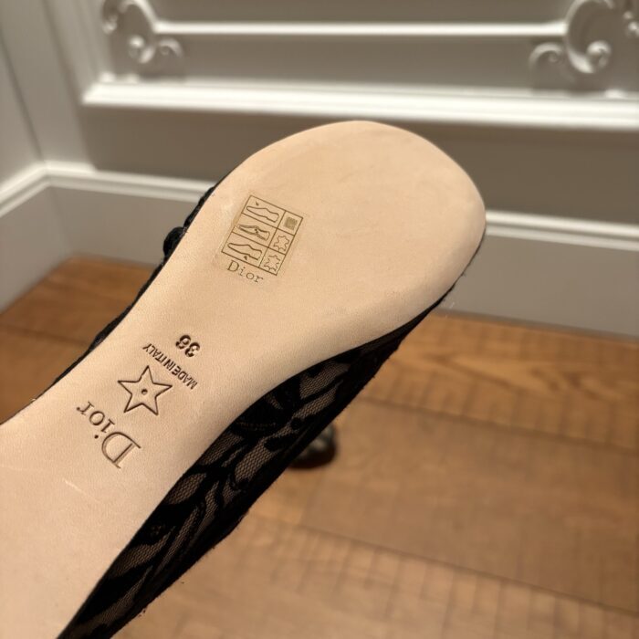디올 Very Dior 발레리나 레이스 플랫 블랙 레플리카 미러급 SA급 S급 고퀄리티 최상급 하이엔드 신발 [여성] 11
