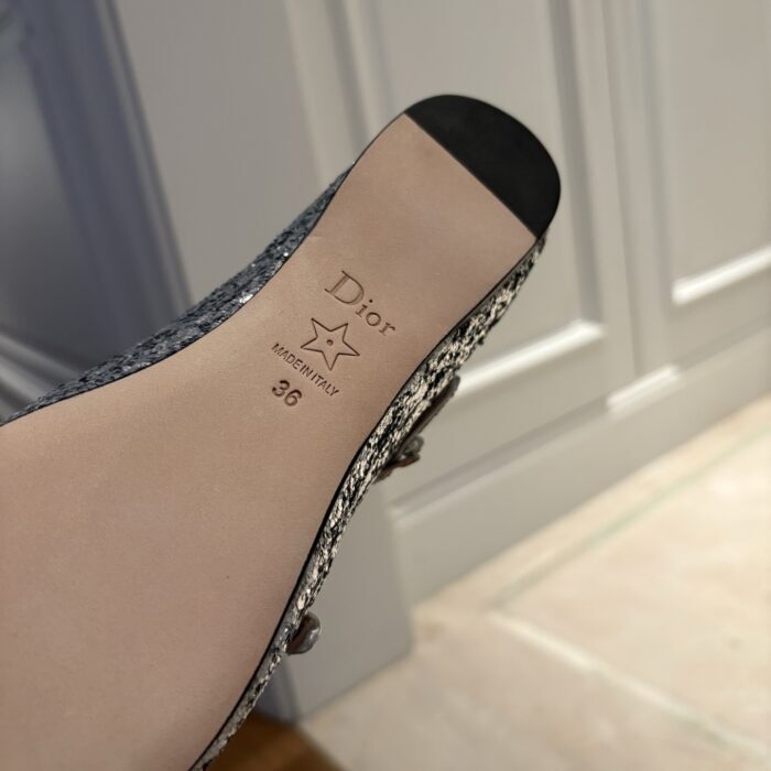 디올 Very Dior 발레리나 플랫 실버 레플리카 미러급 SA급 S급 고퀄리티 최상급 하이엔드 신발 [여성] 11