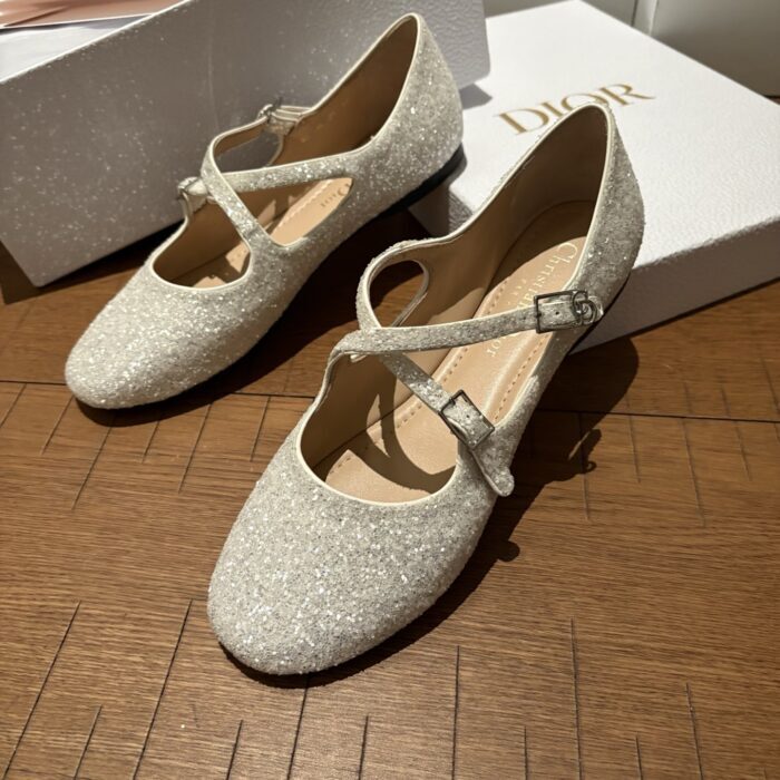 디올 Very Dior 발레리나 플랫 회백색 레플리카 미러급 SA급 S급 고퀄리티 최상급 하이엔드 신발 [여성] 5
