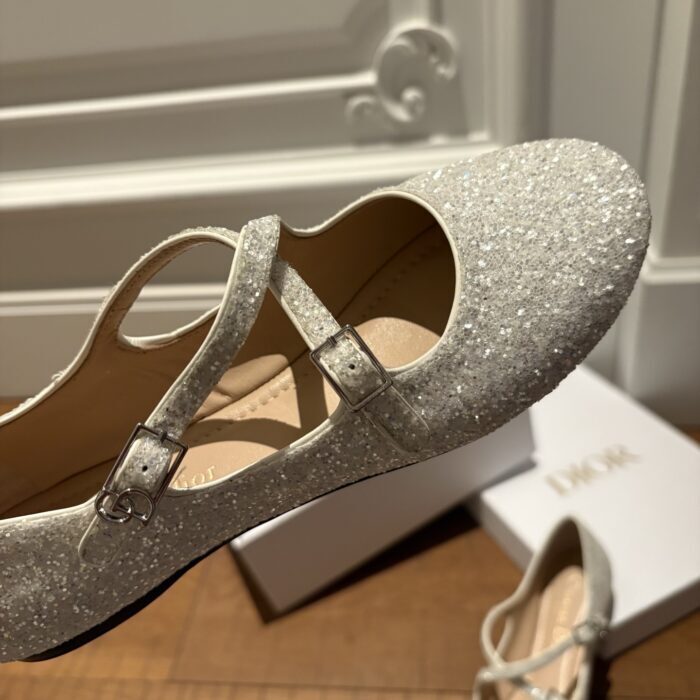 디올 Very Dior 발레리나 플랫 회백색 레플리카 미러급 SA급 S급 고퀄리티 최상급 하이엔드 신발 [여성] 10