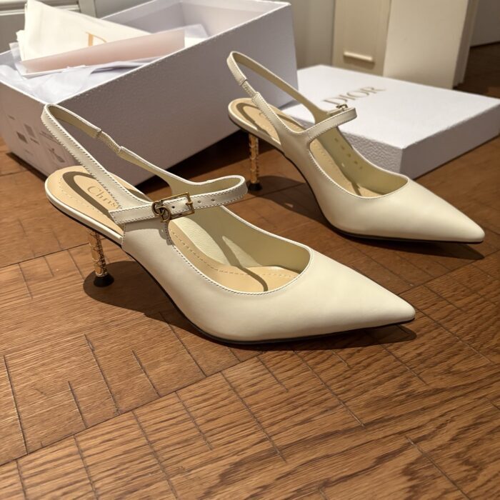 디올 Dior Icon 슬링백 펌프스 아이보리 레플리카 미러급 SA급 S급 고퀄리티 최상급 하이엔드 신발 [여성] 6