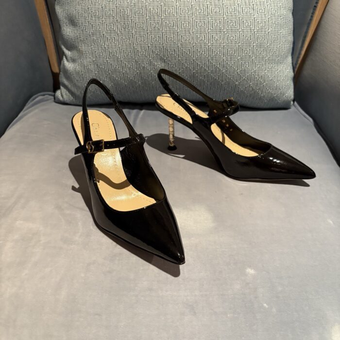 디올 Dior Icon 슬링백 펌프스 블랙 레플리카 미러급 SA급 S급 고퀄리티 최상급 하이엔드 신발 [여성] 6