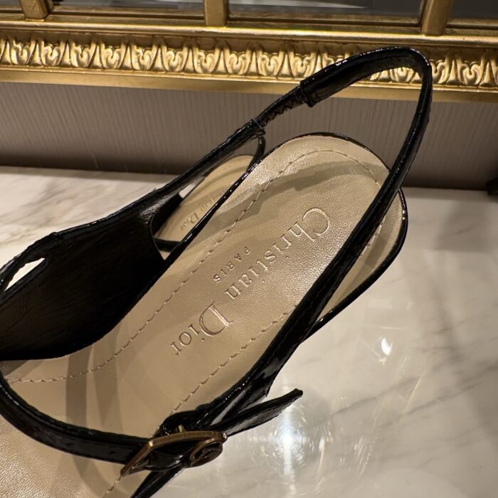 디올 Dior Icon 슬링백 펌프스 블랙 레플리카 미러급 SA급 S급 고퀄리티 최상급 하이엔드 신발 [여성] 11