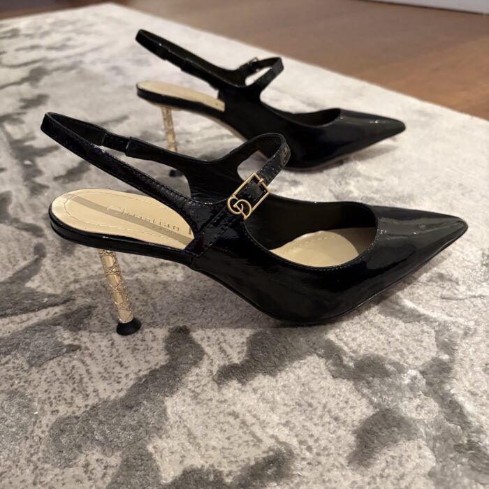 디올 Dior Icon 슬링백 펌프스 블랙 레플리카 미러급 SA급 S급 고퀄리티 최상급 하이엔드 신발 [여성] 9