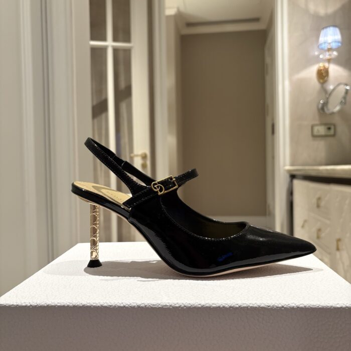 디올 Dior Icon 슬링백 펌프스 블랙 레플리카 미러급 SA급 S급 고퀄리티 최상급 하이엔드 신발 [여성] 2