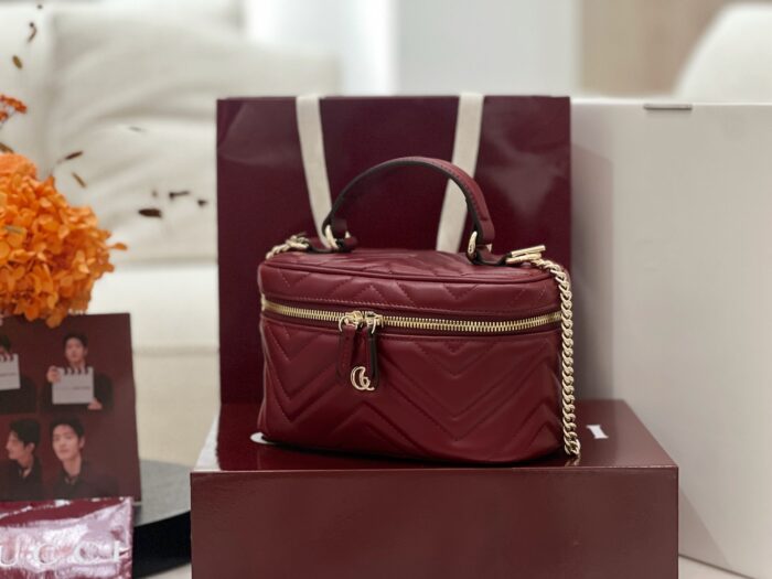 구찌 GG 마몽 나노 베니티 백 로쏘 앙코라 레드 837455 레플리카 미러급 SA급 S급 고퀄리티 최상급 하이엔드 가방 [여성] 4