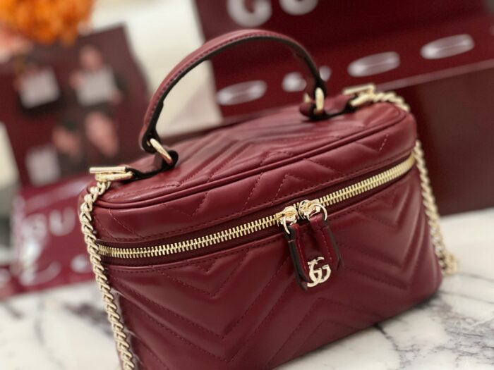 구찌 GG 마몽 나노 베니티 백 로쏘 앙코라 레드 837455 레플리카 미러급 SA급 S급 고퀄리티 최상급 하이엔드 가방 [여성] 6
