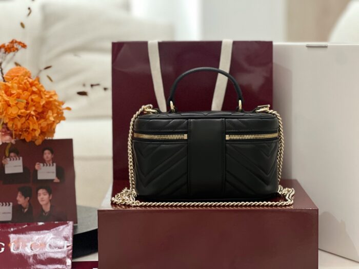 구찌 GG 마몽 나노 베니티 백 블랙 837455 레플리카 미러급 SA급 S급 고퀄리티 최상급 하이엔드 가방 [여성] 2