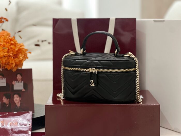 구찌 GG 마몽 나노 베니티 백 블랙 837455 레플리카 미러급 SA급 S급 고퀄리티 최상급 하이엔드 가방 [여성] 4