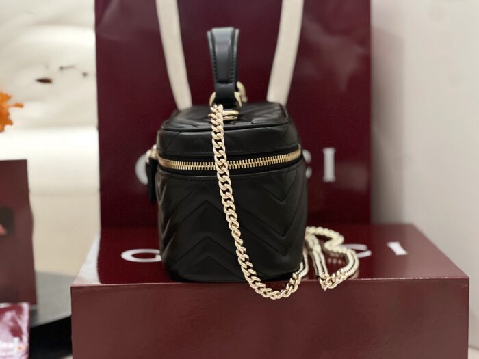 구찌 GG 마몽 나노 베니티 백 블랙 837455 레플리카 미러급 SA급 S급 고퀄리티 최상급 하이엔드 가방 [여성] 5