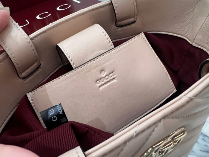 구찌 GG 마몽 미니 토트백 페일 핑크 847386 레플리카 미러급 SA급 S급 고퀄리티 최상급 하이엔드 가방 [여성] 9