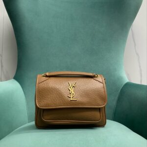 생로랑 니키 그레인드 램스킨 꼬냑 금장 633179 레플리카 미러급 SA급 S급 고퀄리티 최상급 하이엔드 가방 [여성]