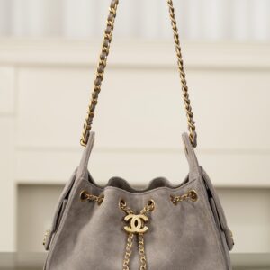 샤넬 25C 미니 핸드백 금장 스웨이드 골드 메탈 그레이 레플리카 미러급 SA급 S급 고퀄리티 최상급 하이엔드 가방 [여성]