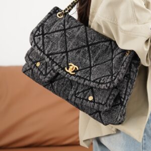 샤넬 25K 데님 호보 골드 메탈 블랙 더블 포켓 레플리카 미러급 SA급 S급 고퀄리티 최상급 하이엔드 가방 [여성]