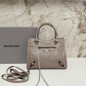 발렌시아가 르 시티 스몰 토트백 다크 베이지 레플리카 미러급 SA급 S급 고퀄리티 최상급 하이엔드 가방 [여성]
