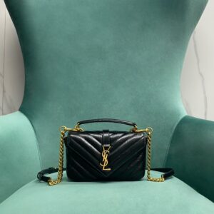 생로랑 샤이니 클래클드 레더 미니 체인 백 블랙 779430 레플리카 미러급 SA급 S급 고퀄리티 최상급 하이엔드 가방 [여성]