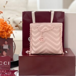 구찌 GG 마몽 나노 버킷백 856404 핑크 레플리카 미러급 SA급 S급 고퀄리티 최상급 하이엔드 가방 [여성]
