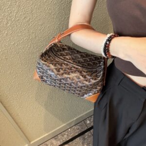 고야드 볼링 25 토일리트리백 브라운 레플리카 미러급 SA급 S급 고퀄리티 최상급 하이엔드 가방 [남성여성공용]