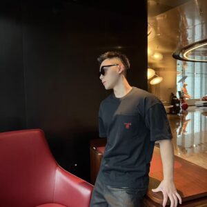 셀린느 코튼 저지 티셔츠 루즈 세리즈 반팔티 블랙 레플리카 미러급 SA급 S급 고퀄리티 하이엔드 최상급 의류 [남성여성공용]