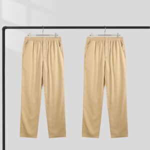 로로피아나 캐쥬얼 아마 팬츠 베이지 레플리카 미러급 SA급 S급 고퀄리티 하이엔드 최상급 의류 [남성]