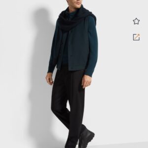 제냐 베이직 단색 캐쥬얼 팬츠 양복 하의 블랙 레플리카 미러급 SA급 S급 고퀄리티 하이엔드 최상급 의류 [남성]