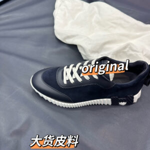 에르메스 바운싱 스니커즈 네이비 블랙 H 남성용 레플리카 미러급 SA급 S급 고퀄리티 최상급 하이엔드 신발 [남성]