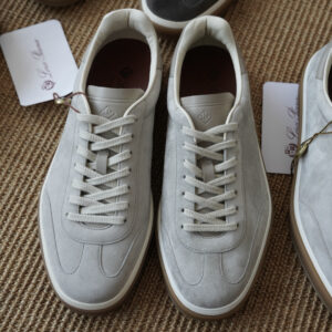 로로피아나 테니스 위크 스니커즈 스웨이드 라이트 그레이 남성용 레플리카 미러급 SA급 S급 고퀄리티 최상급 하이엔드 신발 [남성]