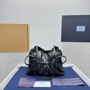 프라다 다다 나파 레더 백 블랙 레플리카 미러급 SA급 S급 고퀄리티 최상급 하이엔드 가방 [여성]