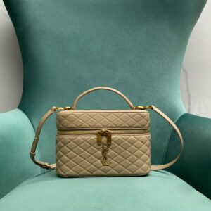 생로랑 램스킨 소재의 GABY 라지 배니티 백 851572 베이지 레플리카 미러급 SA급 S급 고퀄리티 최상급 하이엔드 가방 [여성]