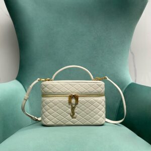 생로랑 램스킨 소재의 GABY 라지 배니티 백 851572 화이트 레플리카 미러급 SA급 S급 고퀄리티 최상급 하이엔드 가방 [여성]