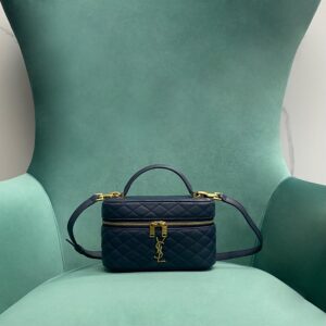 생로랑 램스킨 소재의 GABY 베니티 백 미니 766731 네이비 레플리카 미러급 SA급 S급 고퀄리티 최상급 하이엔드 가방 [여성]