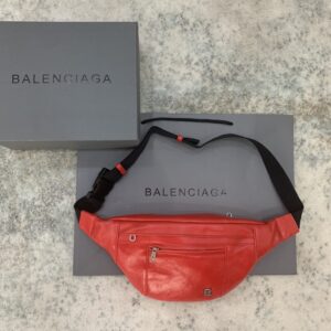 발렌시아가 B. 레더 벨트백 레드 레플리카 미러급 SA급 S급 고퀄리티 최상급 하이엔드 가방 [남성여성공용]