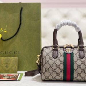 구찌 오피디아 GG 미니 탑 핸들 백 베이지 에보니 캔버스 772053 레플리카 미러급 SA급 S급 고퀄리티 최상급 하이엔드 가방 [여성]