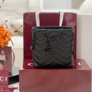 구찌 GG 마몽 나노 버킷백 856404 블랙 레플리카 미러급 SA급 S급 고퀄리티 최상급 하이엔드 가방 [여성]