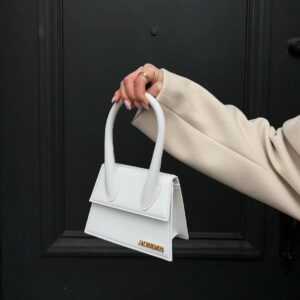 자크뮈스 르 치키토 시그니쳐 핸드백 화이트 미디엄 금장 레더 레플리카 미러급 SA급 S급 고퀄리티 최상급 하이엔드 가방 [여성]